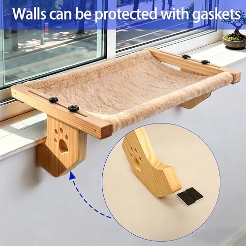 ESPETS Wooden Cat Window Hammock - Image 5