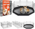 VEVOR Dog Playpen, 24 Inch 8-Panel Metal Puppy Pen by VEVOR