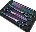 KINGSTAR 8.0in. Professional Pet Grooming Scissors Set, Titatium Plated by KINGSTAR