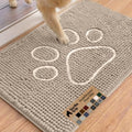 GORILLA GRIP SoakSTOPPER Dog Door Mat, Machine Wash Dry, 36x24 Beige Ivory by GorillaGrip