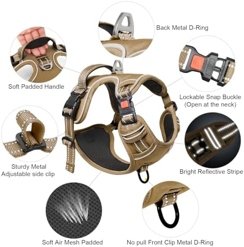 Timos Dog Harness Small Sized, Neck Quick Release - Image 5