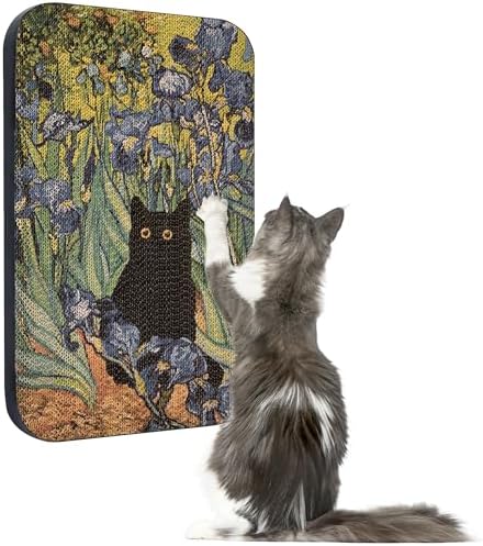 Cat Wall Scratcher, Art Cat Scratching Board by LESISSMER