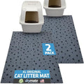 Drymate Cat Litter Box Mat Litter Trapping Mat Dark Grey, 28x36 XL by Drymate