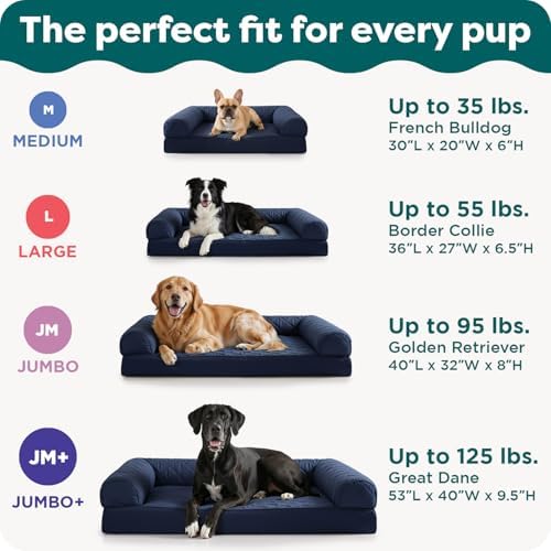 Furhaven Orthopedic Dog Bed for Large/Medium Dogs w/ Removable Bolsters & - Image 6