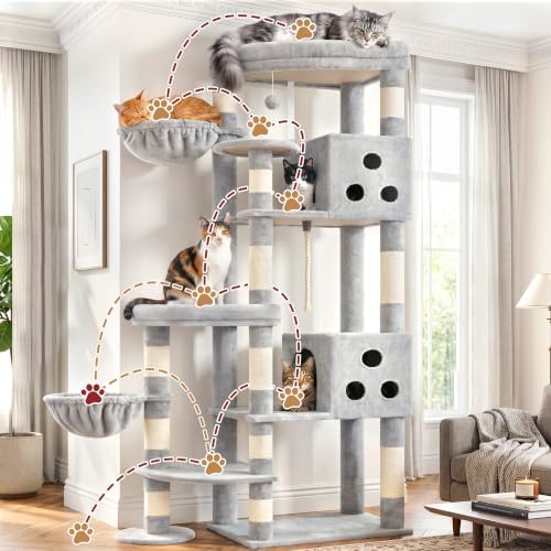 Gitelsnour Cat Tree Tower, Sturdy Structure - Image 7