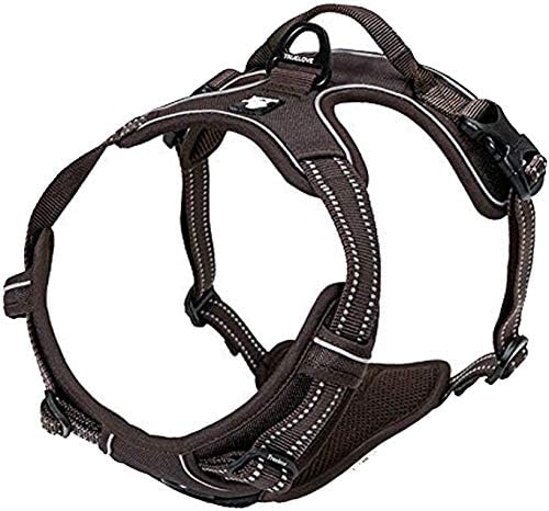 TRUE LOVE Adjustable No-Pull Dog Harness Reflective Pup Vest Harnesses by TRUELOVE