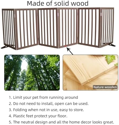ZJSF Freestanding Indoor Dog Gate - Image 6