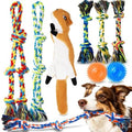 Forfon 9 Pack Dog Rope Toy Set for Large Dogs, Tough Dog Chew Toys for by Forfon