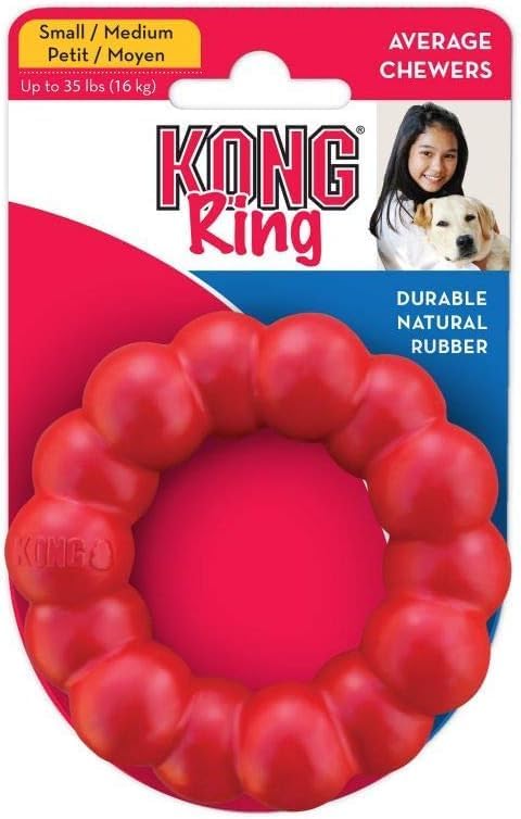 KONG Ring, Natural Rubber Chew Toy - Image 3