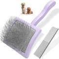 2PCS Slicker Brush for Dogs & Pet Comb, Professional Dog Grooming Brush by Unknown