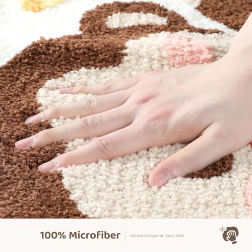 Molesun Monkey Bath Mat 20x31, Soft Absorbent Microfiber Bath Rugs - Image 6