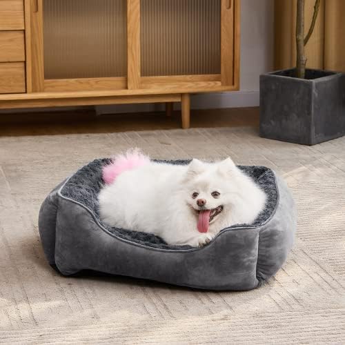 JOEJOY Rectangle Dog Bed for Large Medium Small Dogs - Image 7