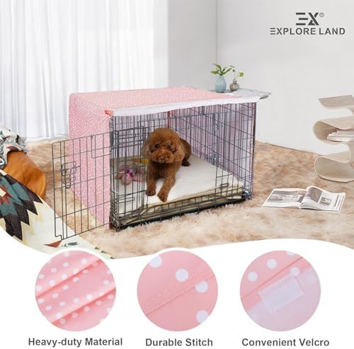 Explore Land Pattern Dog Crate Cover, 24 Inches - Image 4