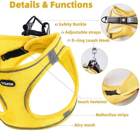 ROYPET Step-in Air Dog Harness, All Weather Mesh Step in Vest Harness - Image 6