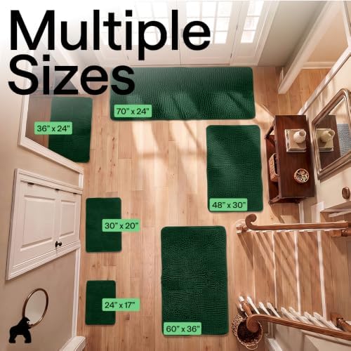 GORILLA GRIP SoakSTOPPER Dog Door Mat, Machine Wash and Dry, 30x20 Green - Image 2