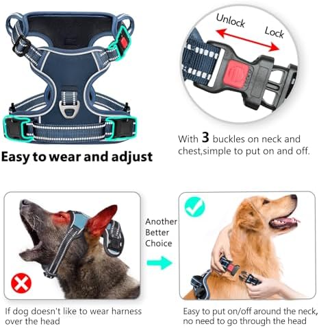 Timos Dog Harness, No Pull Large Sized - Image 2