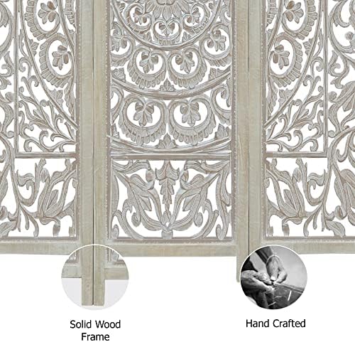 COTTON CRAFT Room Divider Wood Screen - Image 6