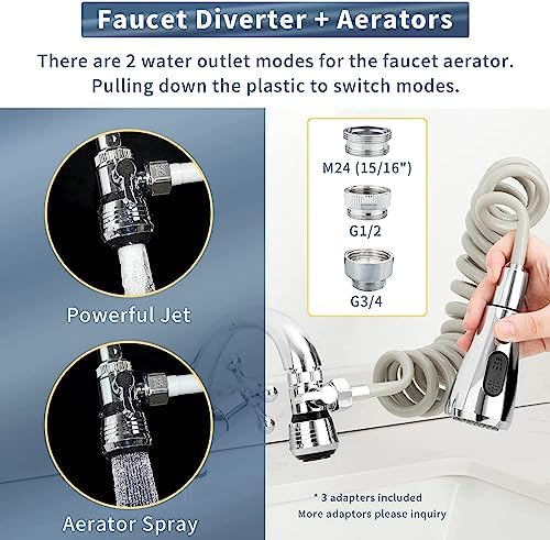 CECEFIN Kitchen Sink Sprayer Hose Attachment - Image 3