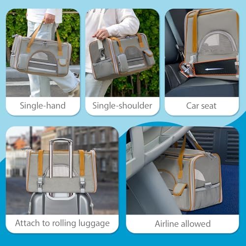 Pesen Soft Cat Carrier, Holds Pets Up to 16 lbs - Image 6