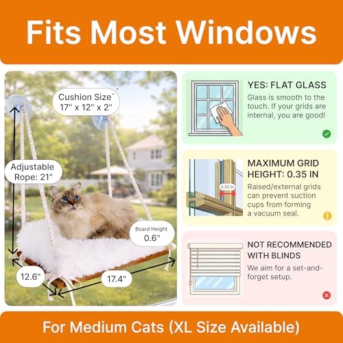 Cat Hammock with Industrial-Grade Suction Cups - Image 3