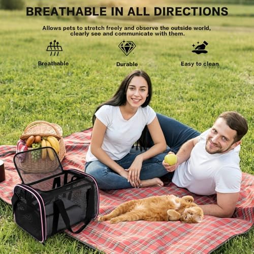Cat Carrier Soft-Sided Dog Pet Carrier Pets Travel Carriers - Image 7
