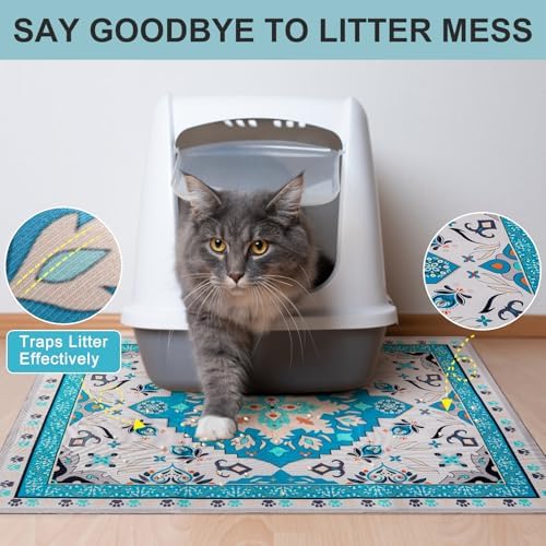 BEAUTYZOO Cat Litter Mat, Waterproof - Image 2