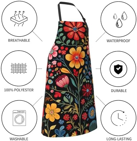 Art Apron with Pocket for Women Men - Image 4