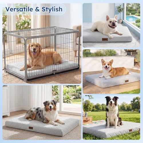 ZOMISIA Orthopedic Cooling Dog Bed, Q-Max>0.5 Cooling Mat XXL - Image 6