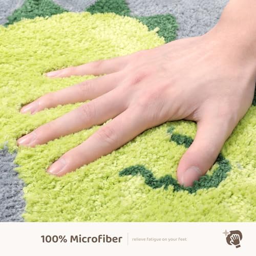Molesun Dinosaur Bath Mat 20x31, Soft Absorbent Microfiber Bath Rugs - Image 5