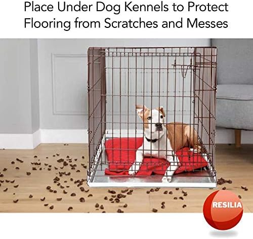 Resilia Under Dog Crate and Kennel Mat to Protect Floors, Water-Resistant Pad - Image 2