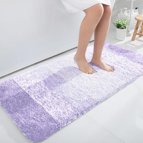OLANLY Bathroom Runner Rug 40x24, Extra Soft Absorbent Microfiber Bath Rugs by OLANLY