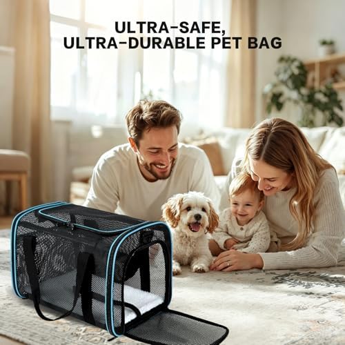 Cat Dog Pet Carriers Soft-Sided Cats Bag Animal Carriers Puppy Carrying Bag TSA - Image 5
