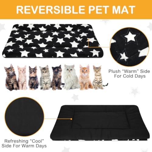 VitalCozy 4 Pcs Dog Crate Pads Soft Warm - Image 3