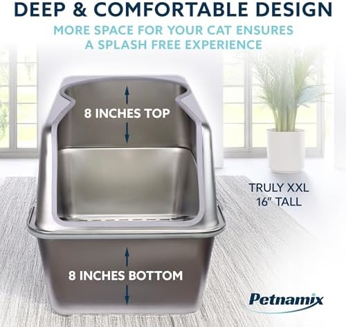 2 Pack XXXL Stainless Steel Litter Box - Image 5