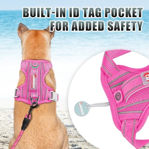BARKBAY No Pull Dog Harness Large Reflective Dog Harness - Image 2