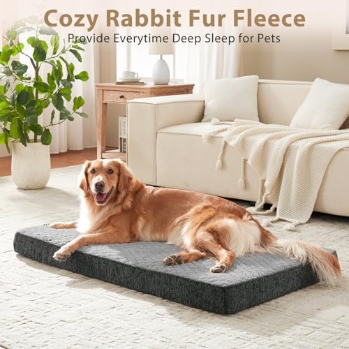 JOEJOY XL Dog Beds Large Sized Dog, Orthopedic Big Dogs Crate Bed - Image 2