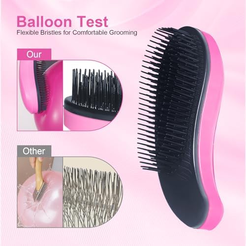 Small Dog Brush, Skin-friendly Soft Bristles - Image 3