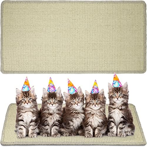 Riakrum 2 Pack Large Cat Scratch Pad Sisal Mat 32 x 16 Inches by Riakrum