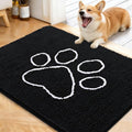 OLANLY Dog Door Mat for Muddy Paws 40x32, Paw Print Design Chenille Mud Mat by OLANLY