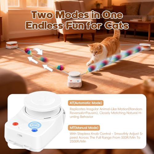 Interactive Cat Toy for Indoor Cat, Automatic Treadmill for Exercise - Image 5