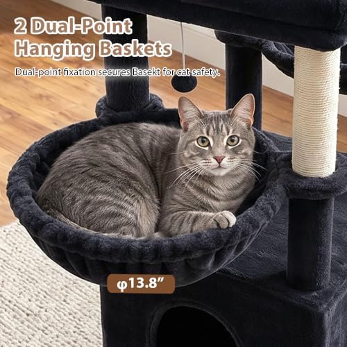 Gitelsnour Cat Tree, 78.7'' Tall Tower - Image 4