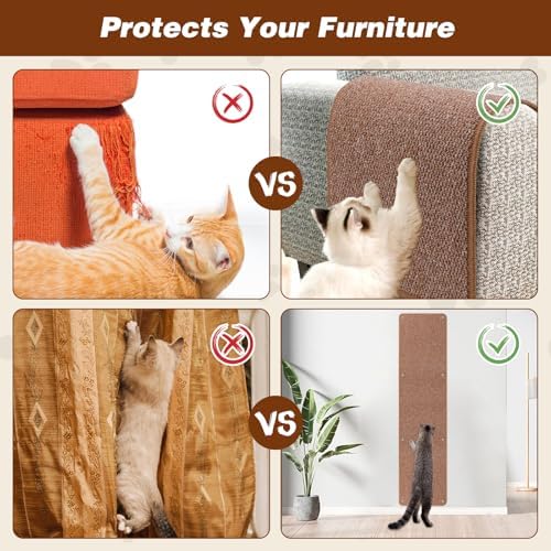 FHTONGE 71x15.8 Thickened Cat Wall Climbing Carpet - Image 4