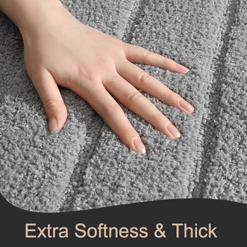 AROGAN Luxury Long Bathroom Runner Rugs 24x60 Inch Bath Rug Non Slip - Image 6