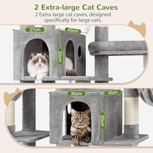 Globlazer 74in Large Sturdy Cat Tree - Image 2