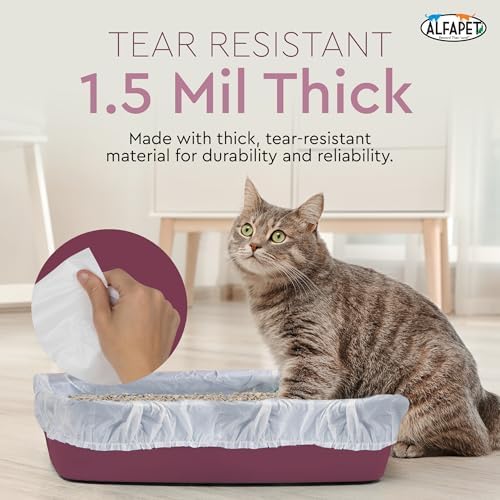 Alfapet Cat Litter Box Liners Large 12 Count - Image 6