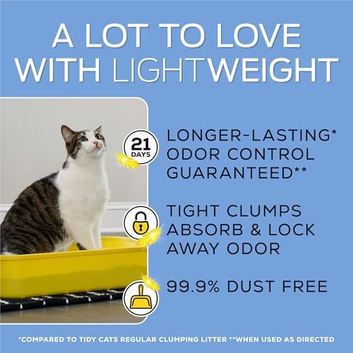 Purina Tidy Cats Low Dust Clumping Cat Litter, LightWeight Free & Clean - Image 6