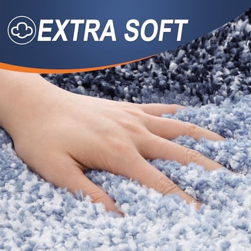 OLANLY Bathroom Runner Rug 45x27, Extra Soft Absorbent Microfiber Bath Rugs - Image 3