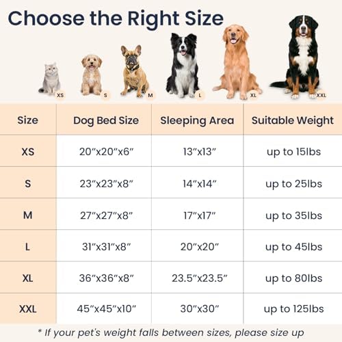 JOLLYVOGUE Calming Dog Beds Extra Large Sized Dog, 45in Donut Washable Large - Image 6