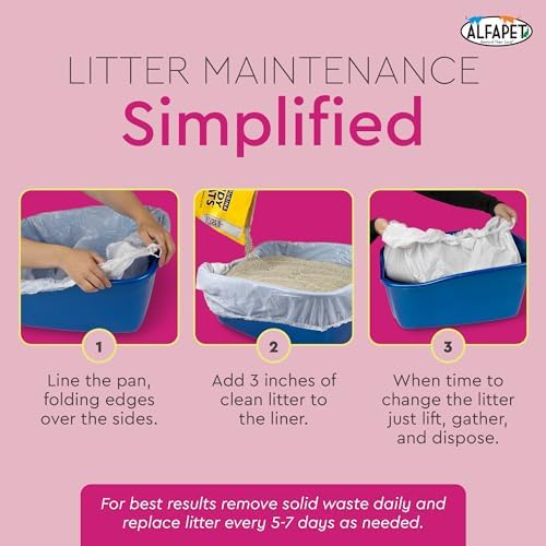 Cat Litter Box Liners Alfapet heavy duty Extra Giant 60 Count - Image 6
