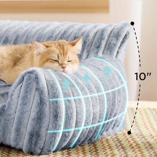 Bedsure ComfyFleece® Shown on TV Fluffy Cat Couch - Image 3